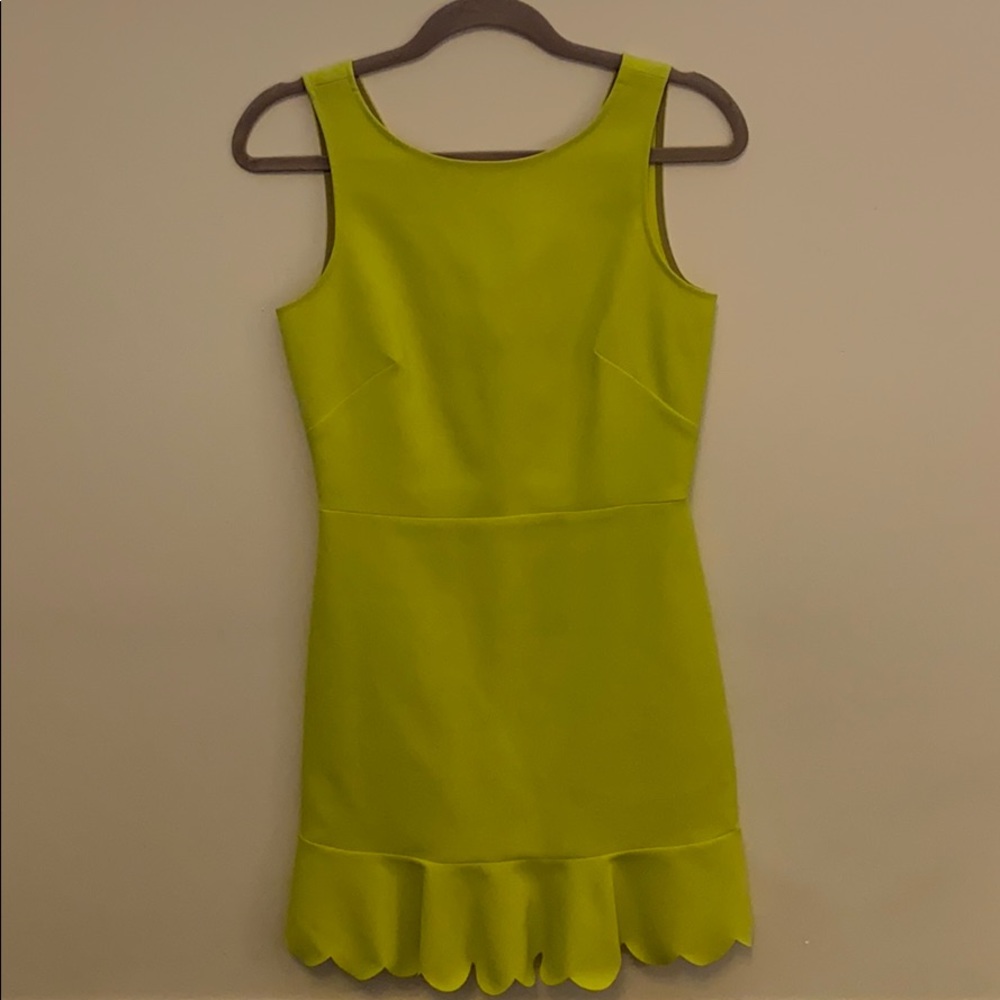 JCrew Scalloped Shift Dress